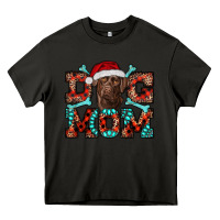 Asphalt Christmas Labrador Dog Mom Heavy Core Tee - RanaPortraitStore