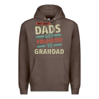 Coffee Only Great Dads Get Promoted To Grandad Premium Hoodie - Bettercallsaul