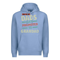 Colony Blue Only Great Dads Get Promoted To Grandad Premium Hoodie - Bettercallsaul