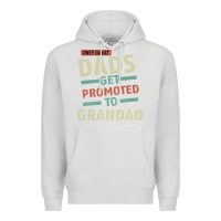 Dove Grey Only Great Dads Get Promoted To Grandad Premium Hoodie - Bettercallsaul