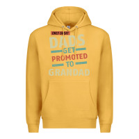 Mustard Only Great Dads Get Promoted To Grandad Premium Hoodie - Bettercallsaul
