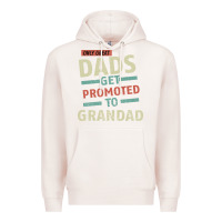 Pale Pink Only Great Dads Get Promoted To Grandad Premium Hoodie - Bettercallsaul