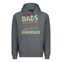 Rock Only Great Dads Get Promoted To Grandad Premium Hoodie - Bettercallsaul