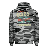 Slate Camo Only Great Dads Get Promoted To Grandad Premium Hoodie - Bettercallsaul