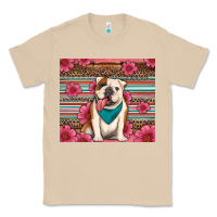 Mushroom british bulldog floral serape Classic Tee - Artiststas
