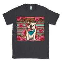 Smoke british bulldog floral serape Classic Tee - Artiststas