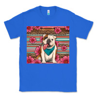 True Royal british bulldog floral serape Classic Tee - Artiststas