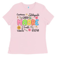 Bubblegum Pink madre spanish mothers day Ladies Tee - JahusDesignShop