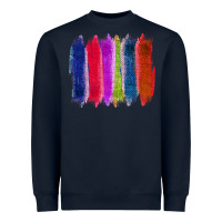 Navy Colored Jute Brush Strokes Heavyweight Sweatshirt - Bettercallsaul