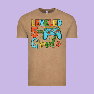 Leveled 5th Grade Vintage Tee Designed By Jahusdesignshop