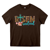 Chocolate Brown risen indeed Heavy Core Tee - texasbilliewilder