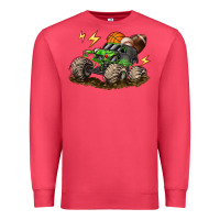 Cardinal monster truck sports Premium Sweatshirt - LillyAllenDesigns