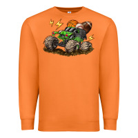 Carrot monster truck sports Premium Sweatshirt - LillyAllenDesigns