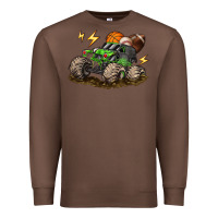 Chestnut monster truck sports Premium Sweatshirt - LillyAllenDesigns