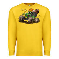 Lemon monster truck sports Premium Sweatshirt - LillyAllenDesigns