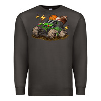 Smoke monster truck sports Premium Sweatshirt - LillyAllenDesigns