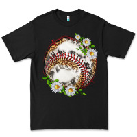 Black baseball with patterns Premium Tee - texasbilliewilder