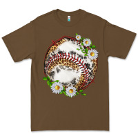 Cacao baseball with patterns Premium Tee - texasbilliewilder