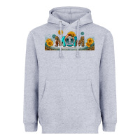 Heather Grey american football mom libbey glass Heavyweight Hoodie - BundleAndBundleShop