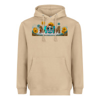 Mushroom american football mom libbey glass Heavyweight Hoodie - BundleAndBundleShop