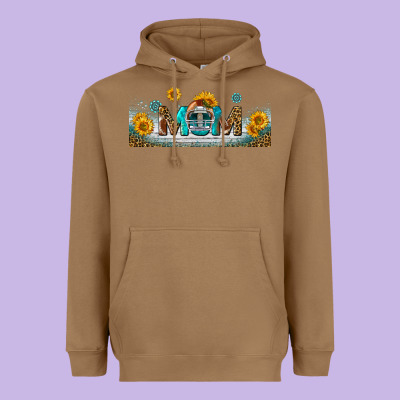 American Football Mom Libbey Glass Heavyweight Hoodie Designed By Bundleandbundleshop