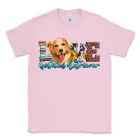 Bubblegum Pink love golden retriever Classic Tee - Artiststas