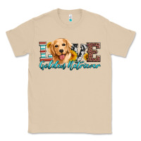 Mushroom love golden retriever Classic Tee - Artiststas