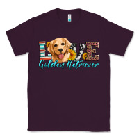 Plum love golden retriever Classic Tee - Artiststas