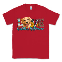 Red love golden retriever Classic Tee - Artiststas