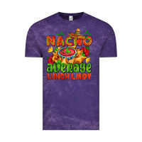 Cloud Purple nacho average lunch lady  with nacho Vintage Tee - AdoDesignShop