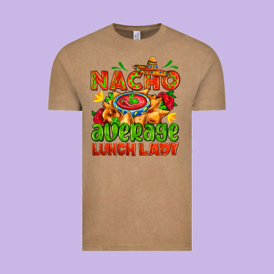 Nacho Average Lunch Lady  With Nacho Vintage Tee Designed By Adodesignshop