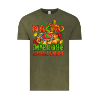 Vintage Olive nacho average lunch lady  with nacho Vintage Tee - AdoDesignShop
