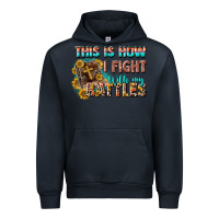 Navy this is how i fight with my battles Urban Hoodie - CowGirlArtShop