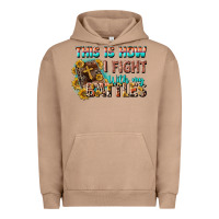 Pigment Burro this is how i fight with my battles Urban Hoodie - CowGirlArtShop