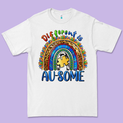 Different Is Ausome Premium Tee Designed By Barkaloodesign