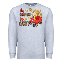 Heather Grey i'm comin in fast Premium Sweatshirt - LillyAllenDesigns