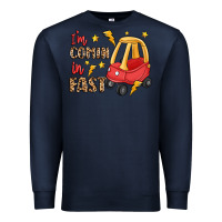 Navy i'm comin in fast Premium Sweatshirt - LillyAllenDesigns
