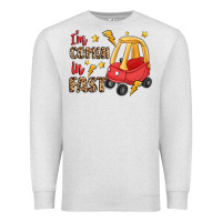 Oatmeal Heather i'm comin in fast Premium Sweatshirt - LillyAllenDesigns