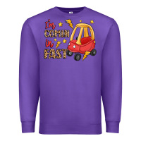Purple i'm comin in fast Premium Sweatshirt - LillyAllenDesigns