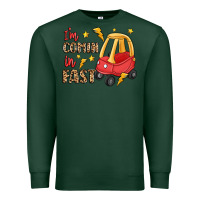 Sports Green i'm comin in fast Premium Sweatshirt - LillyAllenDesigns
