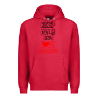 Cardinal Keep Calm And Love Furries Premium Hoodie - Bettercallsaul