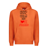 Carrot Keep Calm And Love Furries Premium Hoodie - Bettercallsaul