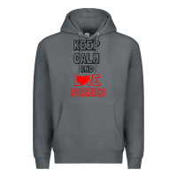 Rock Keep Calm And Love Furries Premium Hoodie - Bettercallsaul