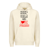 Sandshell Keep Calm And Love Furries Premium Hoodie - Bettercallsaul