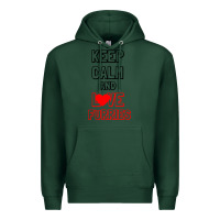 Sports Green Keep Calm And Love Furries Premium Hoodie - Bettercallsaul