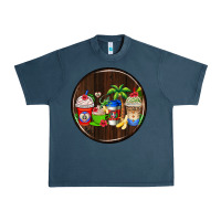 Midnight Navy dominican republic coasters Urban Heavy Tee - AdoDesignShop
