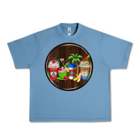 Pebble Blue dominican republic coasters Urban Heavy Tee - AdoDesignShop