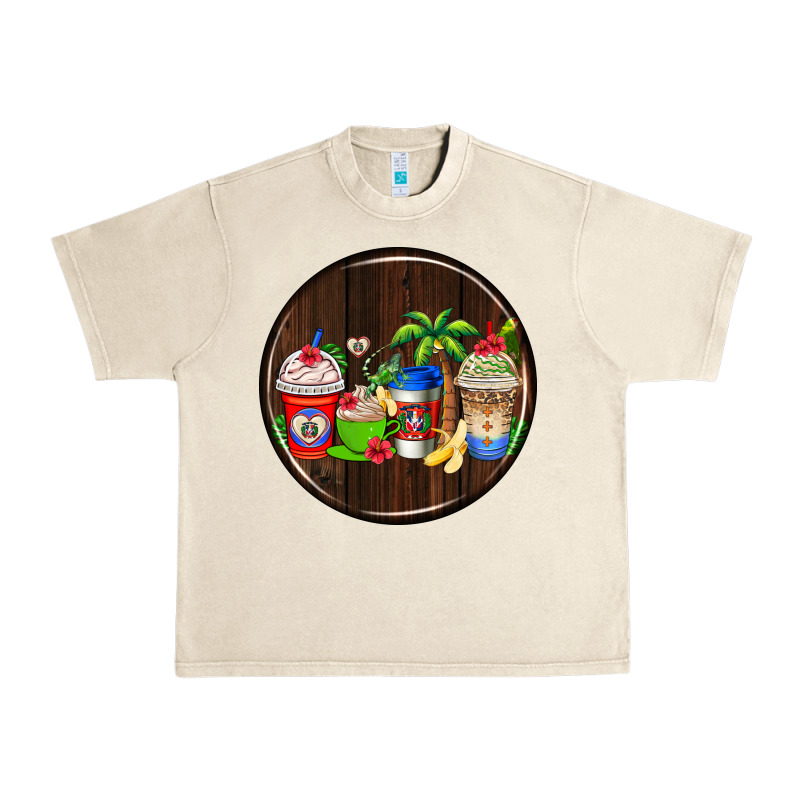 Dominican Republic Coasters Urban Heavy Tee by AdoDesignShop | Teevron