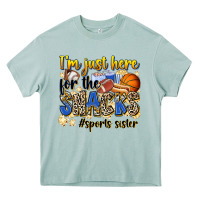 Arona im just here for the snacks sports sister Heavy Core Tee - Zillion Design Studio