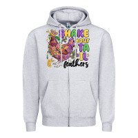 Heather Grey shake your tail feathers Zipper Hoodie - MaliasSmallBusiness